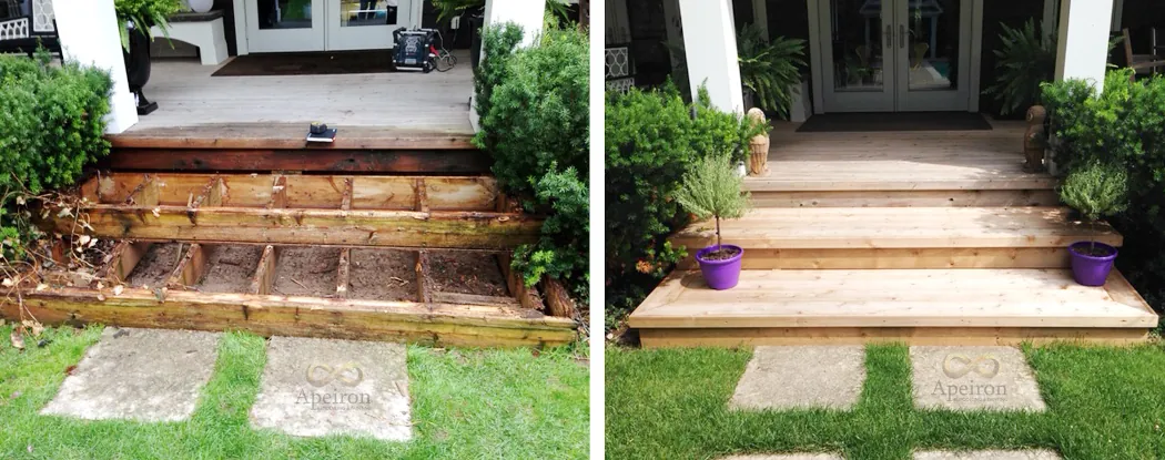 Carpentry Deck Stairs in Houston TX