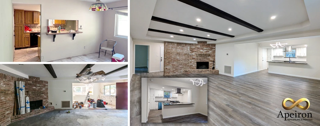 Fix and Flip in Houston by Apeiron Remodeling and Painting
